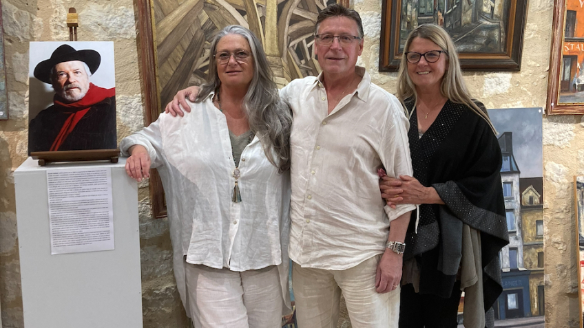 Vernissage de l'exposition Ronald Chatelot &amp; Estelle Chatelot : Les Patines Du Saule